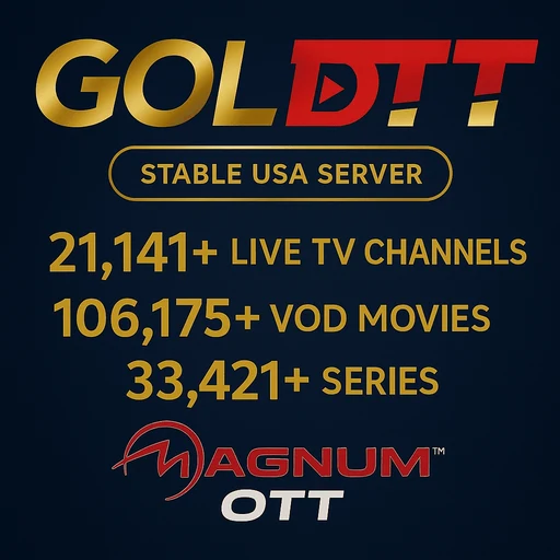 Golden OTT (Magnum) IPTV reseller panel logo
